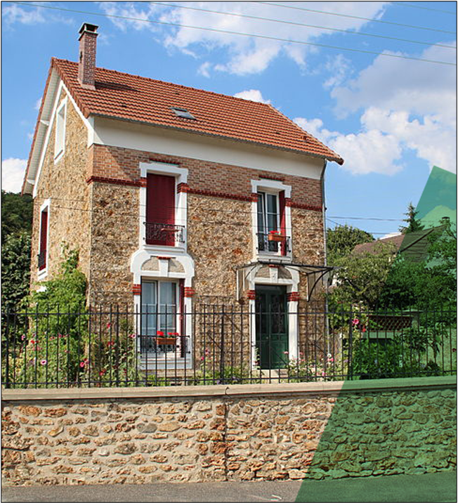 Maison individuelle avec jardin